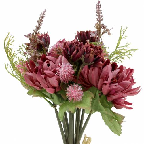 Floristik24 Chrysanthemum bouquet mix purple 35cm