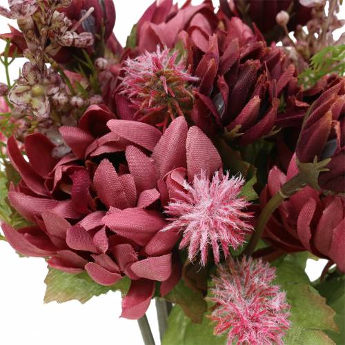 Product Chrysanthemum bouquet mix purple 35cm