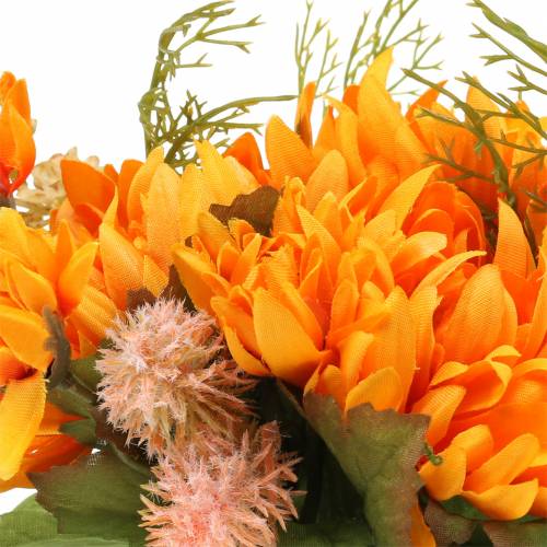 Floristik24 Chrysanthemum bouquet Mix Orange 35cm