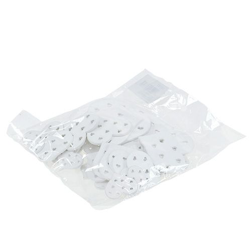 Product Heart Mix White 3.3cm - 7cm 54pcs
