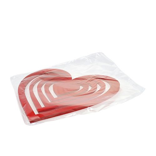 Floristik24 Heart red from foam 40cm