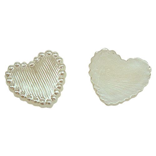 Floristik24 Decoration to control Mini Heart Cream 1.3cm 300pcs