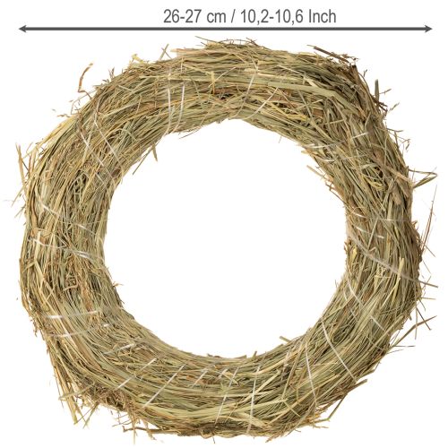 Product Hay wreaths wreath natural 26-27cm 5 pcs