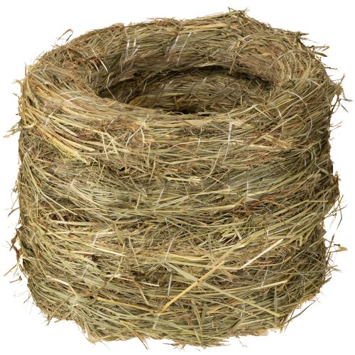 Product Hay wreaths, natural table decoration, door wreath, 26-27cm, 5 pieces