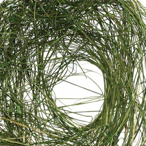 Product Cuff made of grass green ostrich cuff spring decoration Ø20cm 6pcs