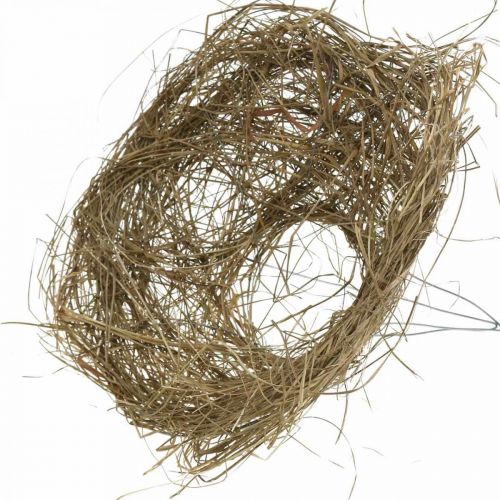 Floristik24 Cuff bouquet nature hay cuff Ø20cm 6pcs