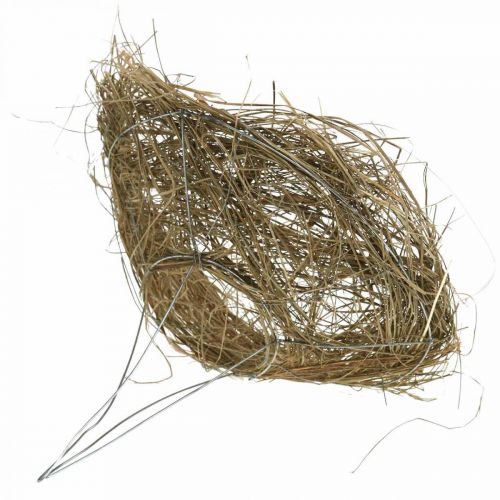 Floristik24 Cuff bouquet nature hay cuff Ø20cm 6pcs