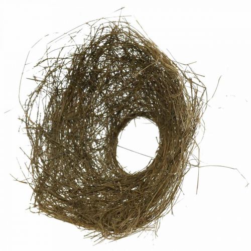 Floristik24 Cuff bouquet hay nature bouquet cuff Ø25cm 6pcs