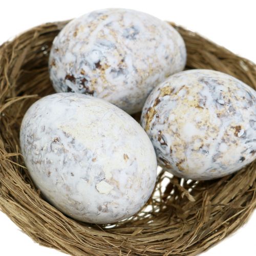 Floristik24 Egg assortment goose, chicken and quail 3.5cm – 8cm 12pcs