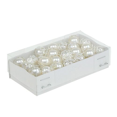 Floristik24 Wedding confetti pearls cream Ø13mm 48 pcs
