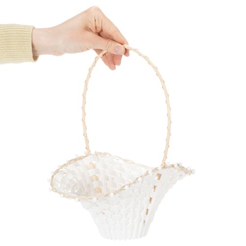 Wedding flower girl basket 24cm x 17cm | Floristik24.co.uk