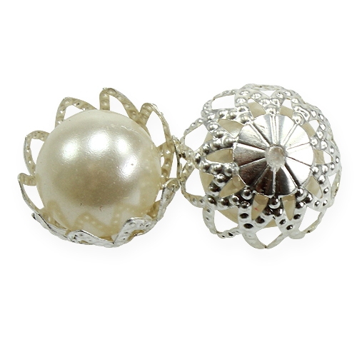 Floristik24 Wedding confetti pearls cream Ø13mm 48 pcs