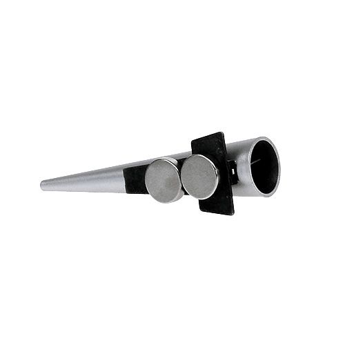 Product Wedding pin with magnet, matt silver 7cm