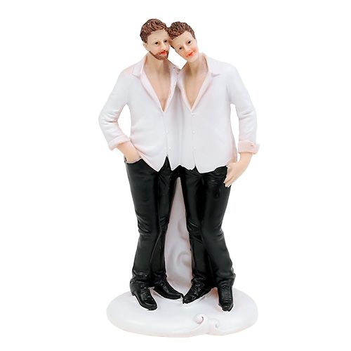 Wedding figure male couple 19cm
