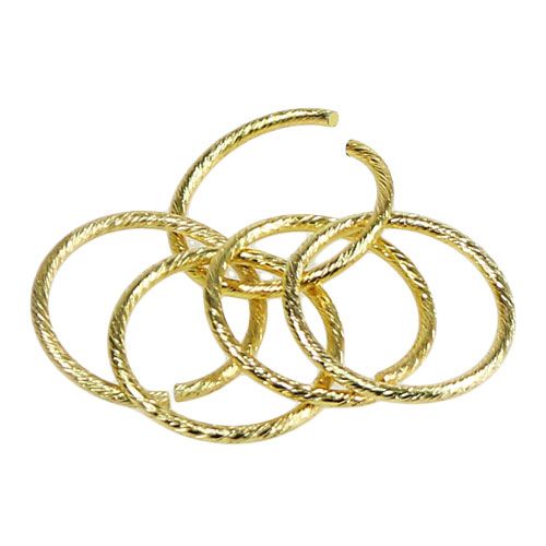 Floristik24 Wedding Rings Gold Ø3cm 25 pcs