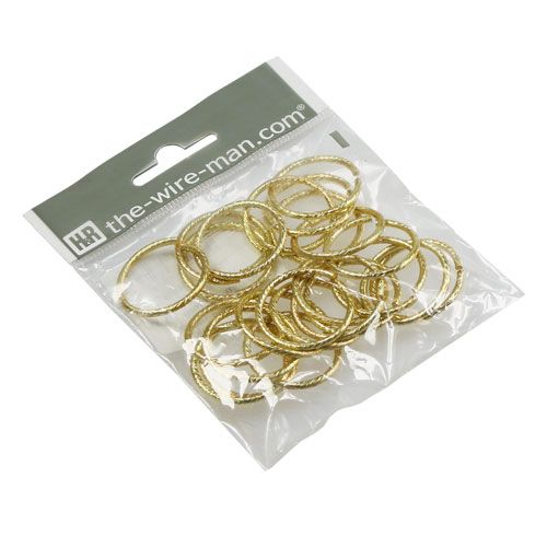 Product Wedding Rings Gold Ø3cm 25 pcs