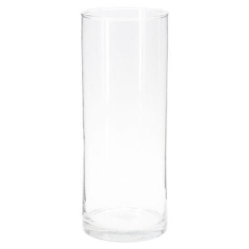Product Tall Glass Vase Glass Cylinder Flower Vase Clear Ø12cm H30cm