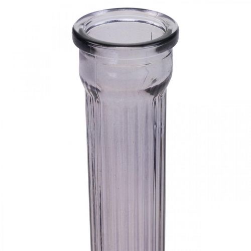 Floristik24 Tall glass vase flower vases vintage colored Ø10cm H23cm 4pcs