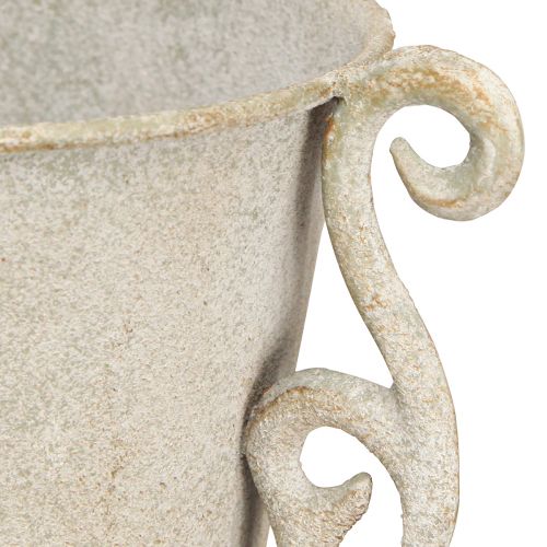 Product High decorative trophy antique trophy vase metal grey Ø15cm H50cm