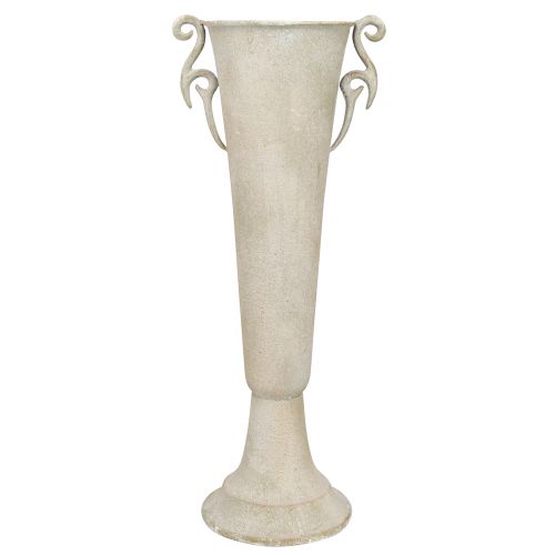 Product High decorative trophy antique trophy vase metal grey Ø15cm H50cm