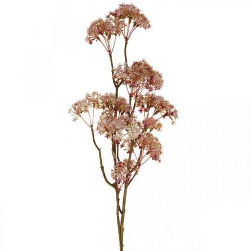 Floristik24 Blossoming deco branch dusky pink Artificial meadow flowers 88cm
