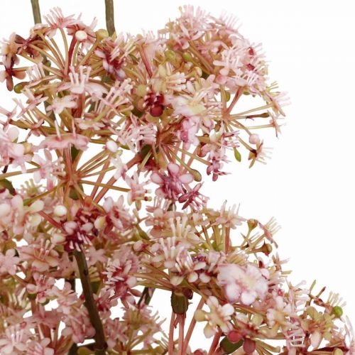 Product Blossoming deco branch dusky pink Artificial meadow flowers 88cm