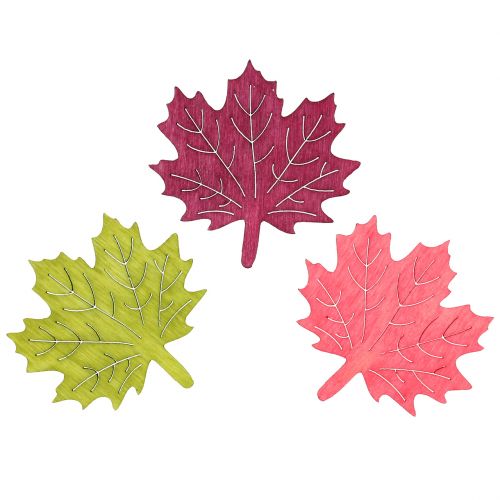 Floristik24 Maple leaf wood for scattering assorted 4cm 72pcs