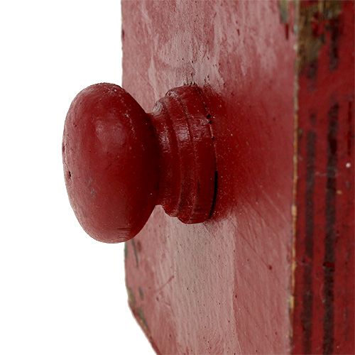 Floristik24 Wooden box, drawer red 9x9x9cm 1pc