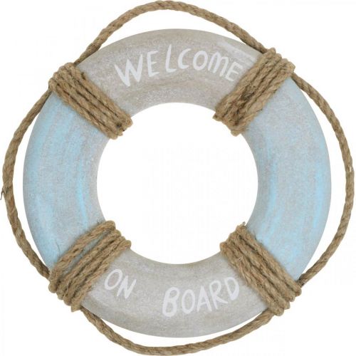 Floristik24 Maritime Deco Lifebuoy Deco Nautical Wood Deco Ø30cm