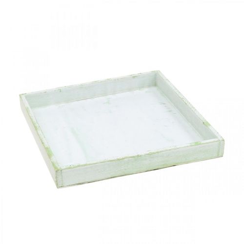 Floristik24 Wooden tray, spring decoration, tray for planting 24.5×24.5cm
