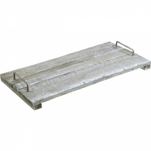 Floristik24 Wooden tray with feet, table decoration in shabby chic, decorative tray, vintage 50cm