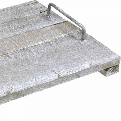 Floristik24 Wooden tray with feet, table decoration in shabby chic, decorative tray, vintage 50cm