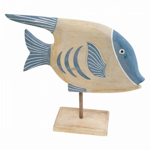 Floristik24 Wooden fish deco large, deco fish standing H30cm