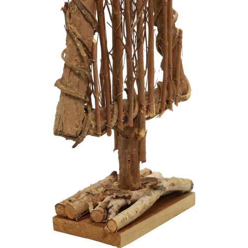 Product Wooden Christmas tree decoration wooden decoration natural branches vines 25x10x50cm