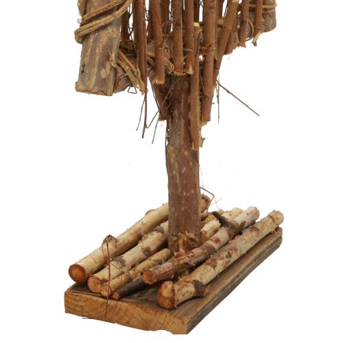 Product Wooden Christmas tree decoration wooden decoration branches vines 27.5x10x60cm