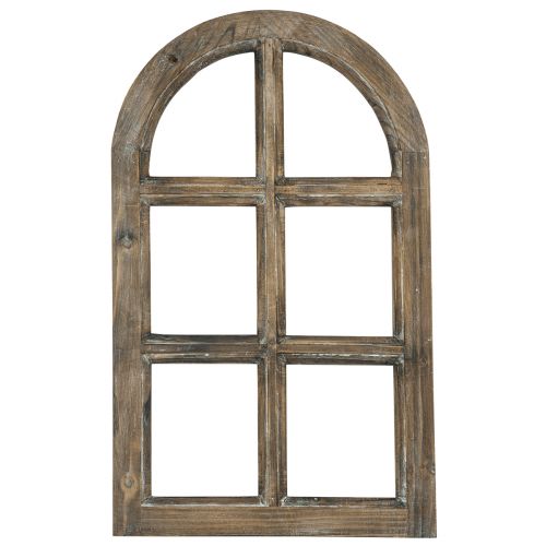 Floristik24 Wooden decoration rustic decorative window frame wood brown 29,5×48cm