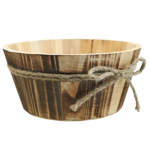 Product Wooden deco bowl natural wood Rustic deco Ø22cm H10cm