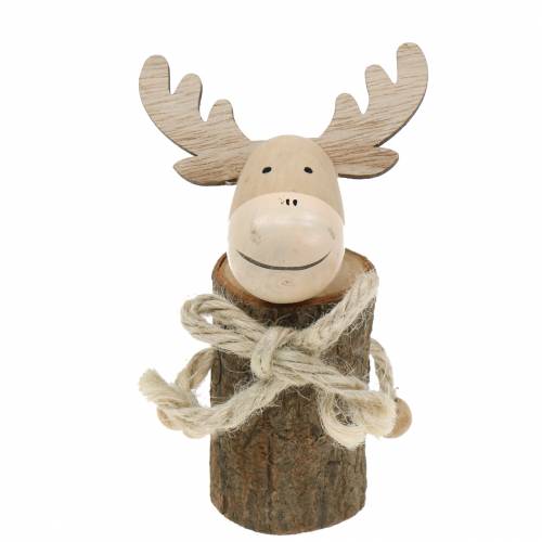 Floristik24 Christmas decoration elk wood 12.5cm