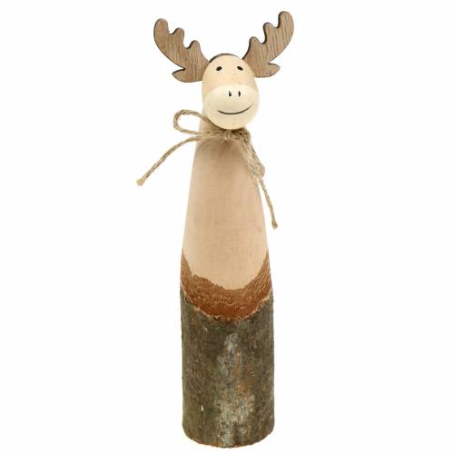 Floristik24 Deco moose nature H19,5cm