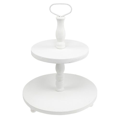 Wooden shelf white H50cm | Floristik24.co.uk