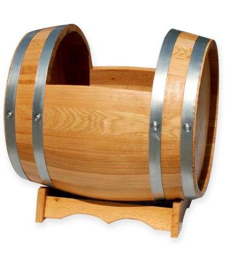 Product Planting barrel, wooden barrel oak lying Ø41cm