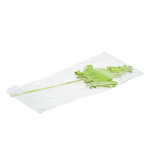 Product Wooden frog on a stick 30cm L62.5cm 2pcs.