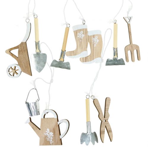Floristik24 Wooden hanger garden tools 5pcs