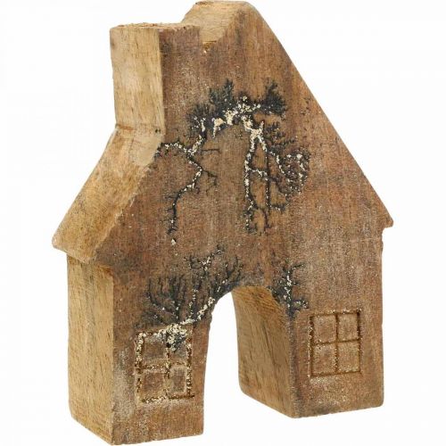 Floristik24 Wooden house decoration Christmas house wooden house decoration wooden stand H10cm