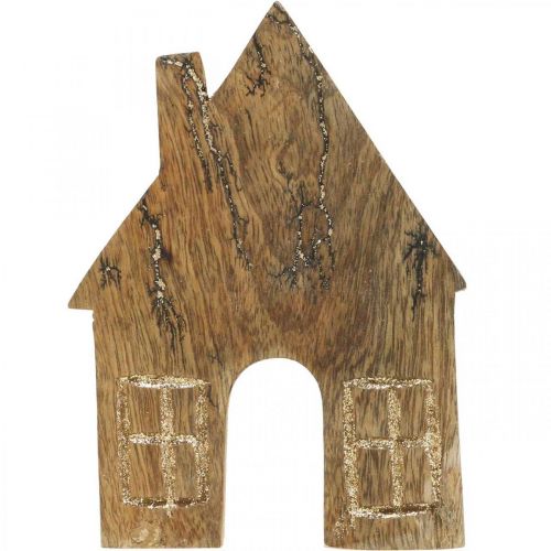 Product Wooden house decoration Christmas house wooden house decoration wooden stand H15cm