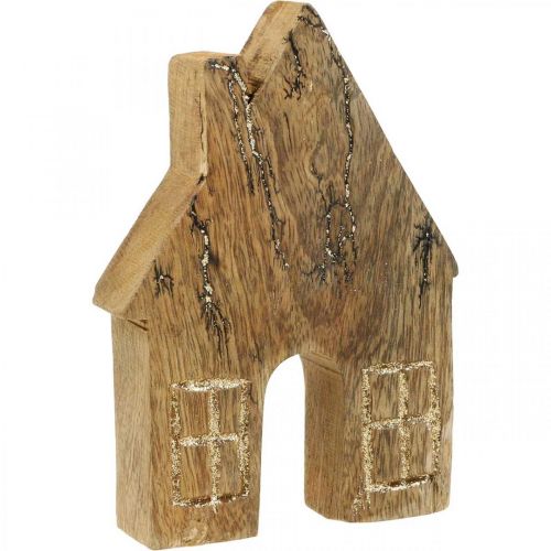 Floristik24 Wooden house decoration Christmas house wooden house decoration wooden stand H15cm