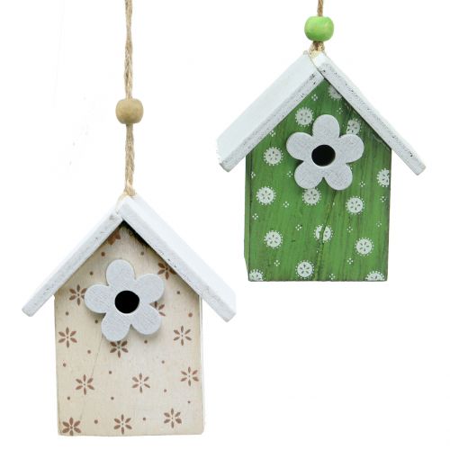 Floristik24 Deco birdhouse for hanging 8cm 6pcs