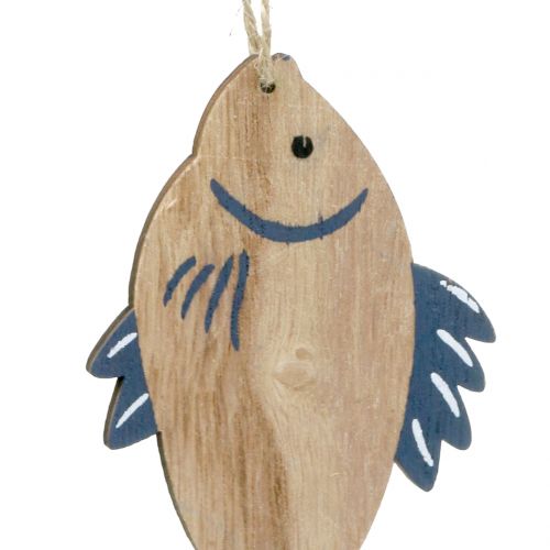 Product Wooden hanger assortment fish 9,5cm - 10cm 6pcs