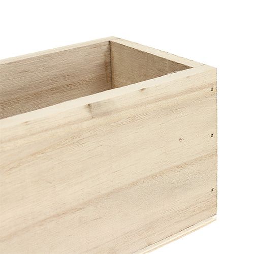 Product Wooden box natural 32cm x 9cm H8.5cm