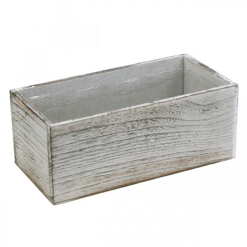 Floristik24 Plant box, decorative box, cachepot, wooden container L25cm